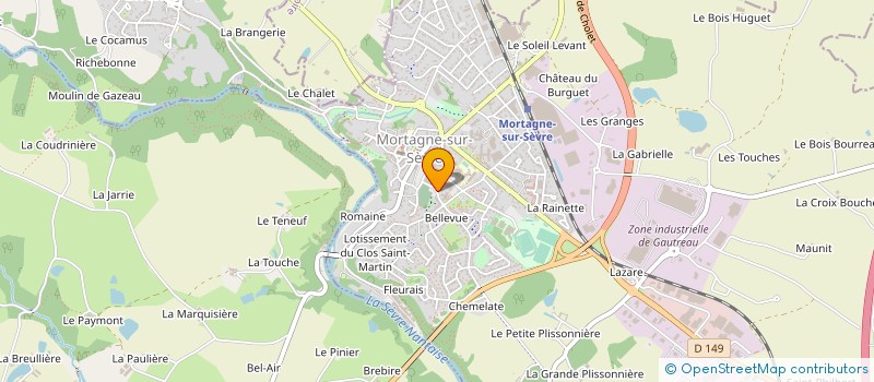 localisation de l'entreprise CABINET INFIRMIER MORTAGNAIS à MORTAGNE-SUR-SEVRE