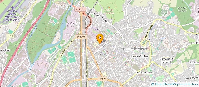 localisation de l'entreprise CABINET INFIRMIER N. MONFORT à ANNECY