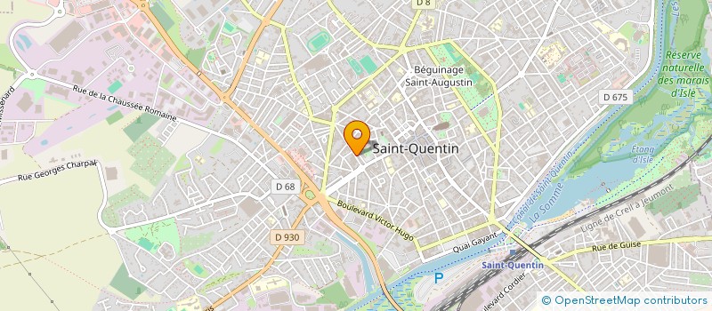 localisation de l'entreprise CABINET INFIRMIER PIERRE BROSSOLETTE à SAINT-QUENTIN
