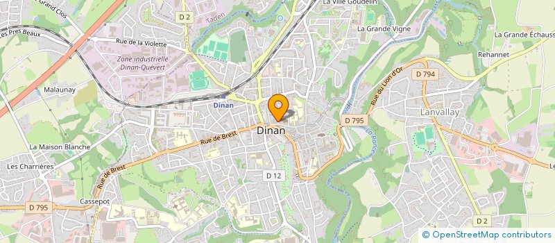 localisation de l'entreprise CABINET INFIRMIER REBOUX-HEMONET  DINAN