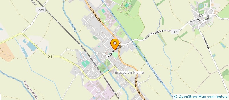 localisation de l'entreprise CABINET INFIRMIER ROUX-DELVILLE-STEPHAN  BRAZEY-EN-PLAINE