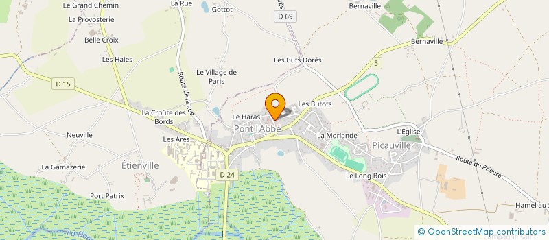 localisation de l'entreprise CABINET INFIRMIER RUE DU TRAVERS  PICAUVILLE