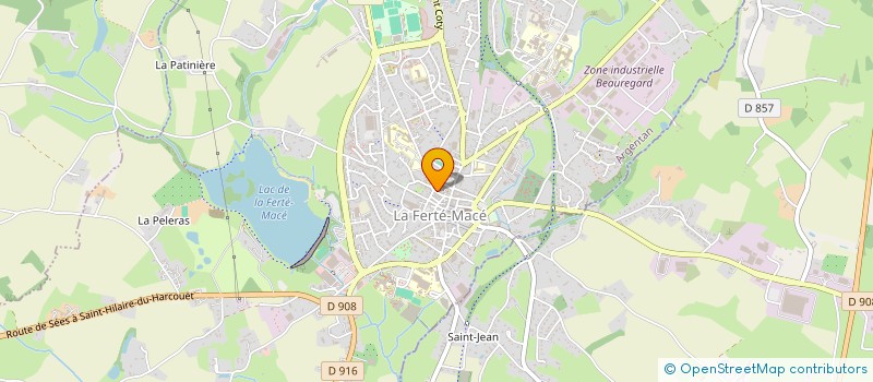 localisation de l'entreprise CABINET INFIRMIER SAINT DENIS à LA FERTE MACE