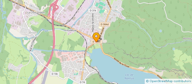 localisation de l'entreprise CABINET INFIRMIER SAURE RIVA  MONTREAL-LA-CLUSE