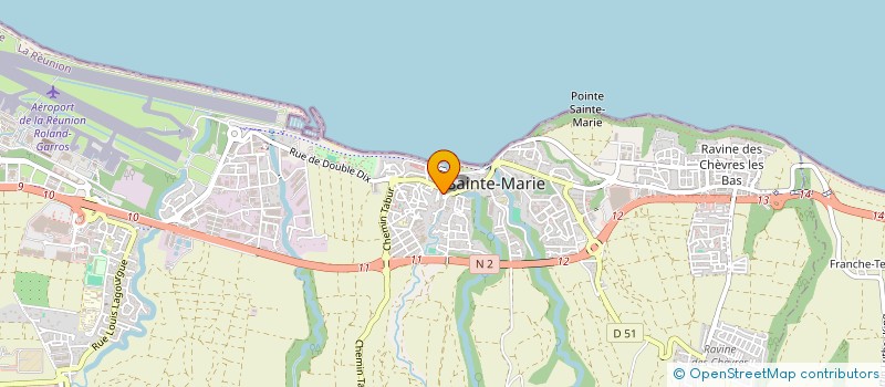 localisation de l'entreprise CABINET INFIRMIER SELLIER  SAINTE-MARIE