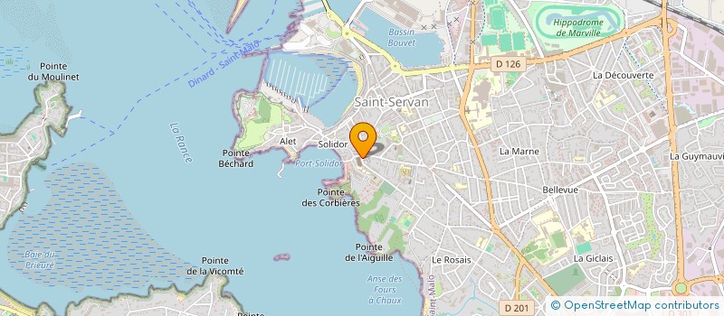 localisation de l'entreprise CABINET INFIRMIER SOLIDOR à SAINT-MALO