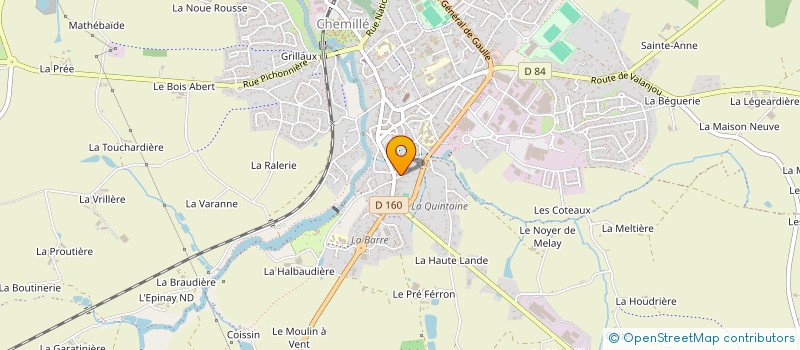 localisation de l'entreprise CABINET INFIRMIER ST LEONARD  CHEMILLE-EN-ANJOU