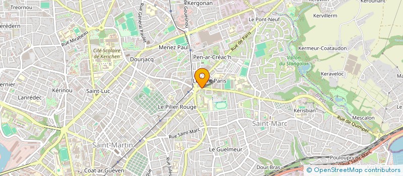 localisation de l'entreprise CABINET INFIRMIER STRASBOURG SANTE à BREST