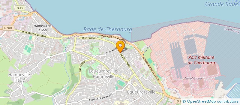 localisation de l'entreprise CABINET INFIRMIER THORAL-LAUNEY à CHERBOURG-EN-COTENTIN