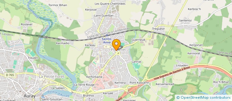 localisation de l'entreprise CABINET INFIRMIER TY PIQUE DE PLOEMEL  PLOEMEL