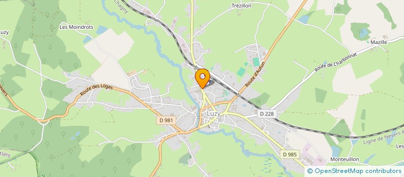 localisation de l'entreprise CABINET INFIRMIERES RURALES  LUZY