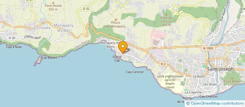 localisation de l'entreprise CABINET INFIRMIERS DE MANAPANY à SAINT-JOSEPH