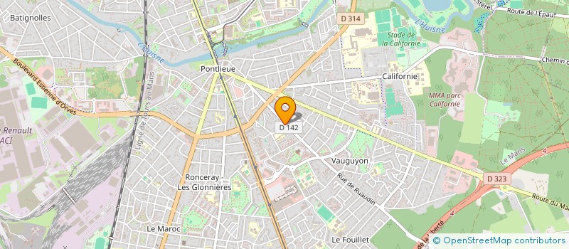 localisation de l'entreprise CABINET INFIRMIERS DRILLET TOURET  LE MANS