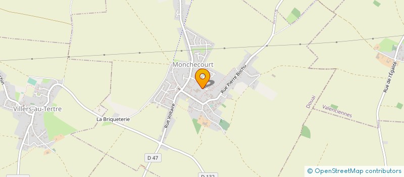 localisation de l'entreprise CABINET INFIRMIERS MONCHECOURT à MONCHECOURT