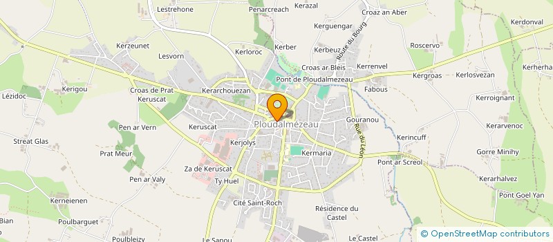 localisation de l'entreprise CABINET INFIRMIERS PLACE AUX BLES à PLOUDALMEZEAU