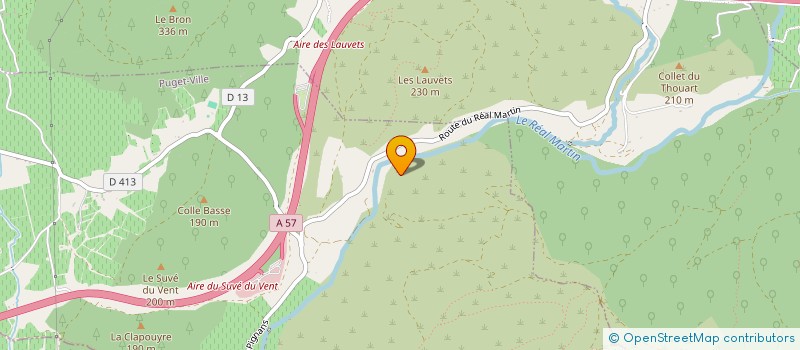 localisation de l'entreprise CABINET INITIUM à PIERREFEU-DU-VAR