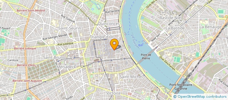localisation de l'entreprise CABINET INVESTISSEMENT IMMOBILIER FONCIE à BORDEAUX