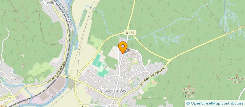 localisation de l'entreprise CABINET ISABELLE HURTEAU  ATTICHY