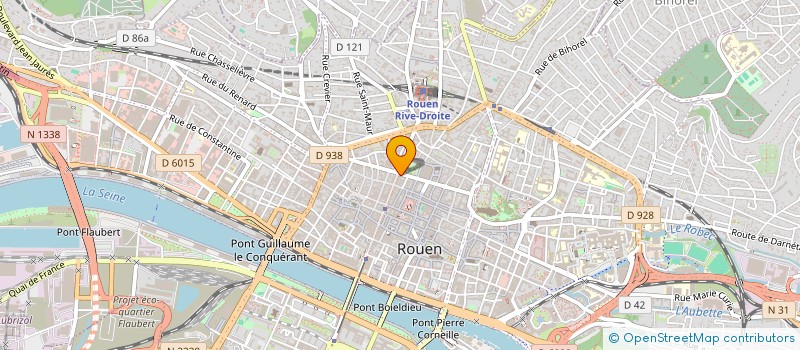 localisation de l'entreprise CABINET J.C. STRAGIER - A.RIEU  ROUEN