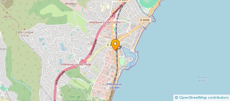 localisation de l'entreprise CABINET J & E NOAILLY à VILLENEUVE-LOUBET