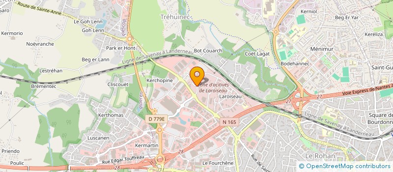 localisation de l'entreprise CABINET JACKY ELINEAU à VANNES