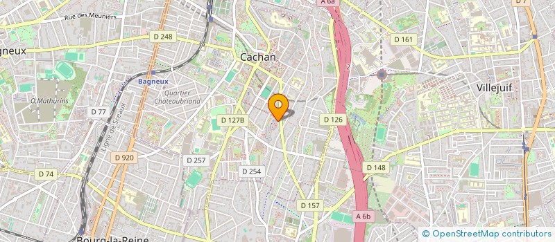 localisation de l'entreprise CABINET JACOB  CACHAN