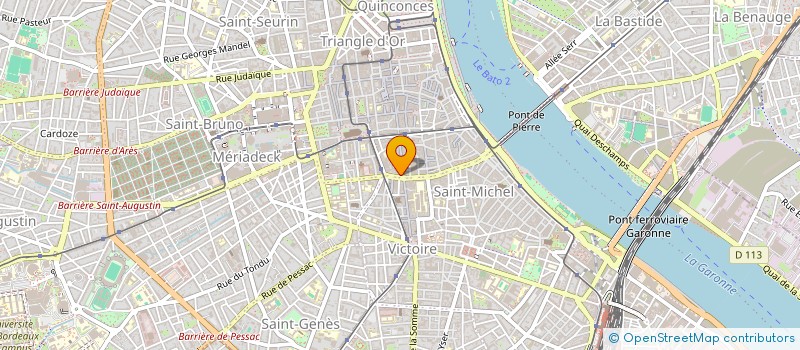 localisation de l'entreprise CABINET JACQUES CHAMBAUD  BORDEAUX