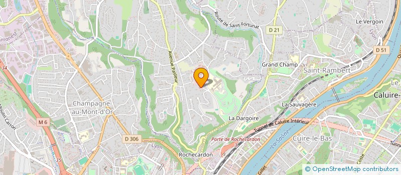 localisation de l'entreprise CABINET JACQUES TAFFIGNON  SAINT-DIDIER-AU-MONT-D OR