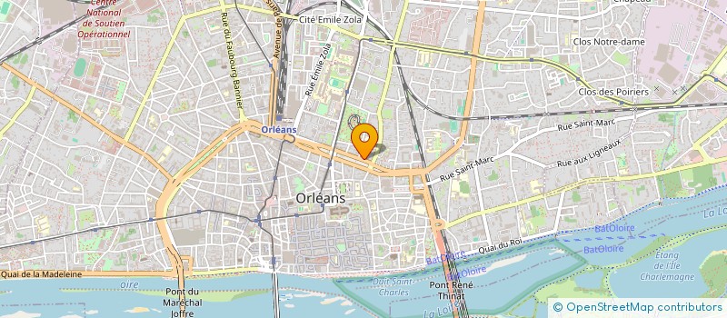localisation de l'entreprise CABINET JALOUNEIX à ORLEANS
