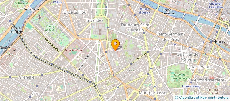 localisation de l'entreprise CABINET JANFRED  PARIS