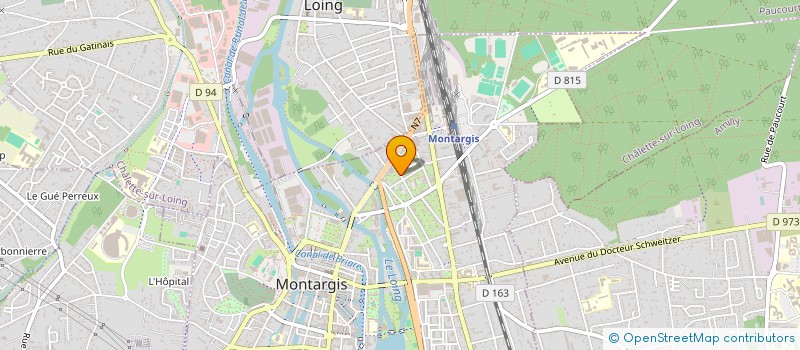 localisation de l'entreprise CABINET JARDEL ET CLERC à MONTARGIS