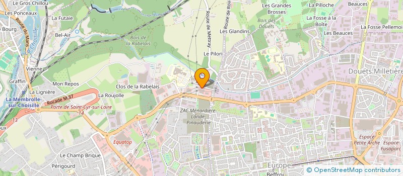localisation de l'entreprise CABINET JAROLIANT à SAINT-CYR-SUR-LOIRE