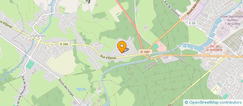 localisation de l'entreprise CABINET JEAN CLAUDE PERRIN  UXEGNEY