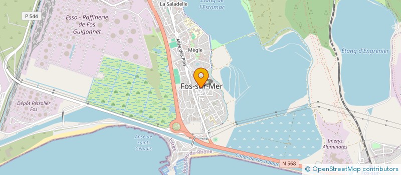 localisation de l'entreprise CABINET JEAN FAYOLLE  FOS-SUR-MER