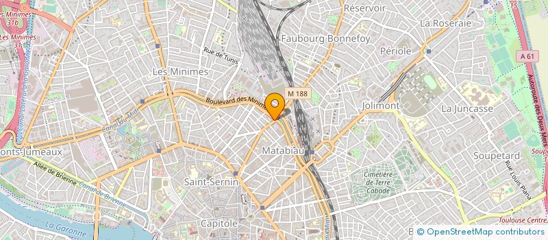 localisation de l'entreprise CABINET JEAN MAILHE à TOULOUSE