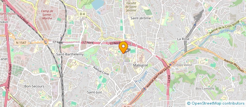 localisation de l'entreprise CABINET JEAN MARIE MENICHETTI à MARSEILLE