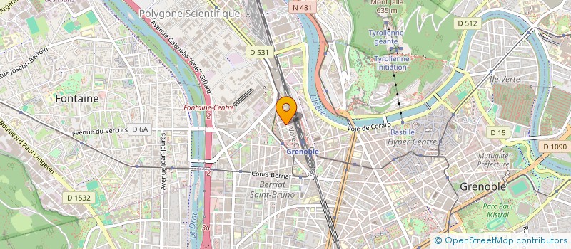 localisation de l'entreprise CABINET JEAN PAUL PEPIN à GRENOBLE