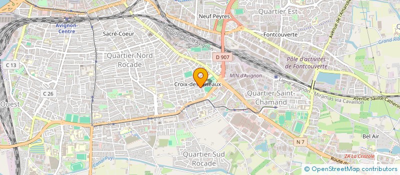 localisation de l'entreprise CABINET JEAN-PIERRE GUIN  AVIGNON