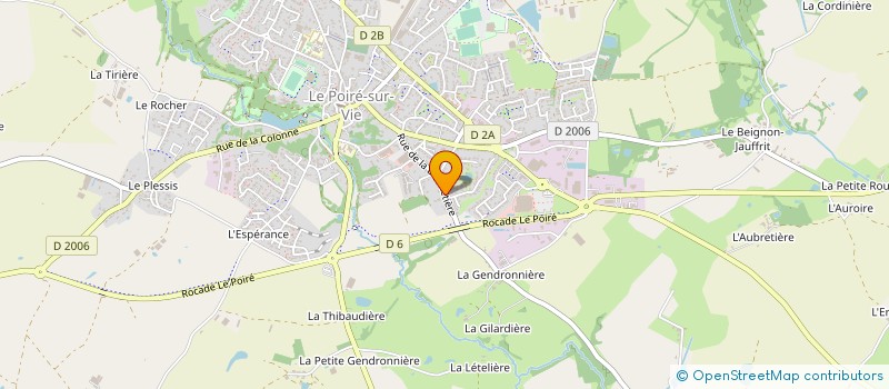 localisation de l'entreprise CABINET JEGOU  LE POIRE-SUR-VIE