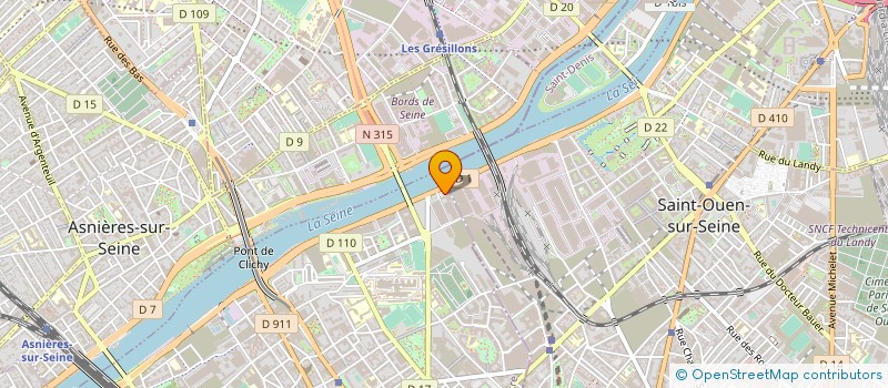 localisation de l'entreprise CABINET JH IOOS SOC EXPERTISE COMPTABLE à CLICHY