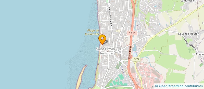 localisation de l'entreprise CABINET JODET GUILLAMET à SAINT-BREVIN-LES-PINS