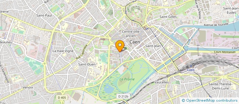 localisation de l'entreprise CABINET JOEL PIZY à CAEN