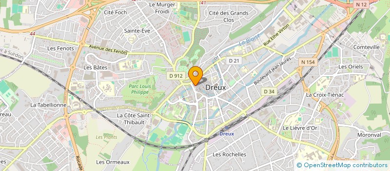 localisation de l'entreprise CABINET JOEL VISEUX à DREUX