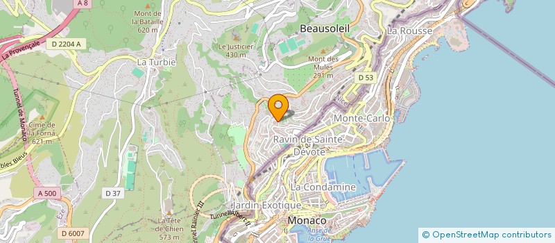 localisation de l'entreprise CABINET JOLY PERONI  BEAUSOLEIL