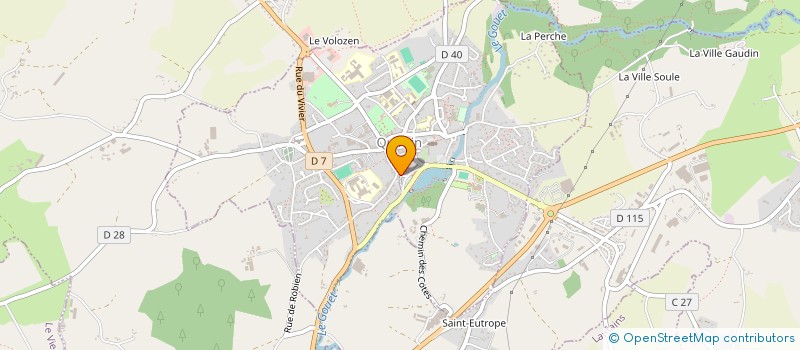 localisation de l'entreprise CABINET JOUFFRE HENRY à QUINTIN