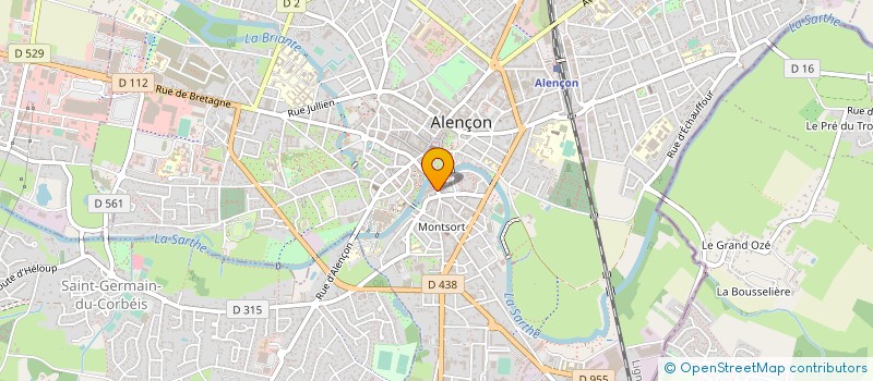 localisation de l'entreprise CABINET JOURDAN LEFAIVRE à ALENCON