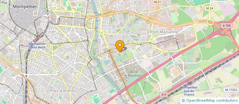 localisation de l'entreprise CABINET JURIDIQUE JACQUES MENDEL à MONTPELLIER