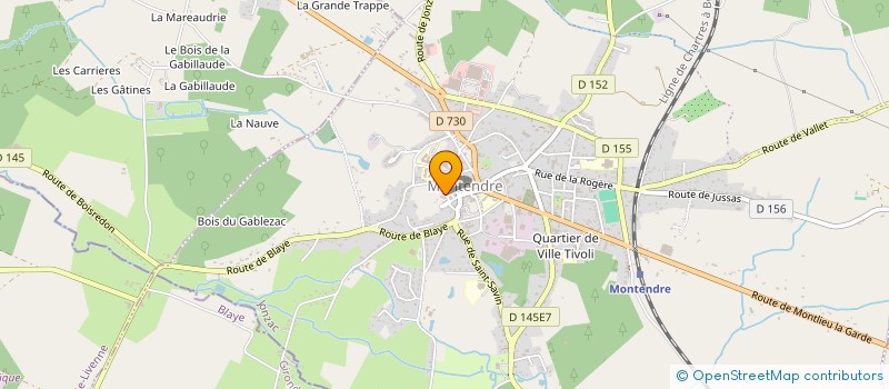 localisation de l'entreprise CABINET JURIDIQUE LALANDE & ASSOCIES  MONTENDRE