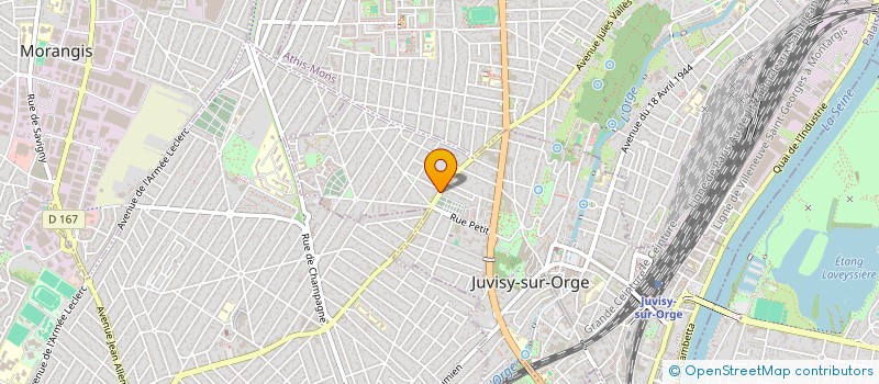 localisation de l'entreprise CABINET JUVISA à JUVISY-SUR-ORGE