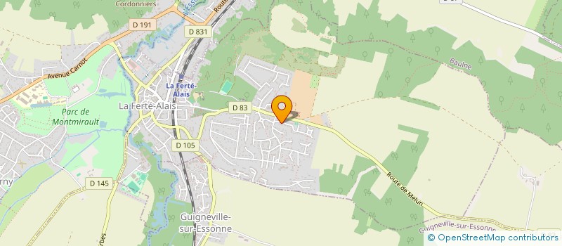 localisation de l'entreprise CABINET K. AUDIT à LA FERTE-ALAIS